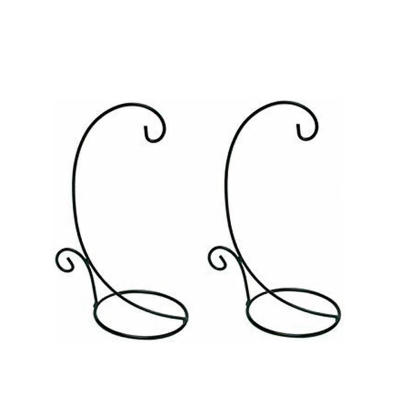 Set of 2 Small Plant & Ornament Display Stands – Hanging Stands for Terrariums, Air Plants, and More