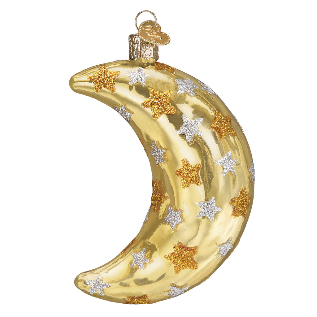 Celestial Moon Christmas Ornament