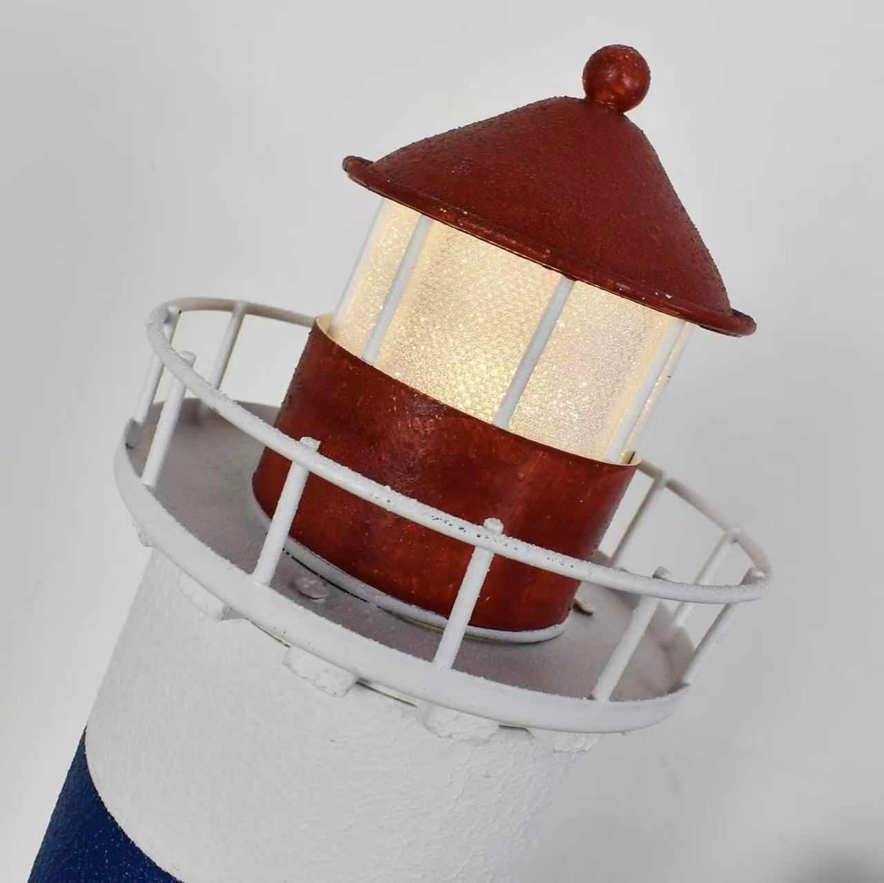 Wood Lighthouse Beach Decorations for Home