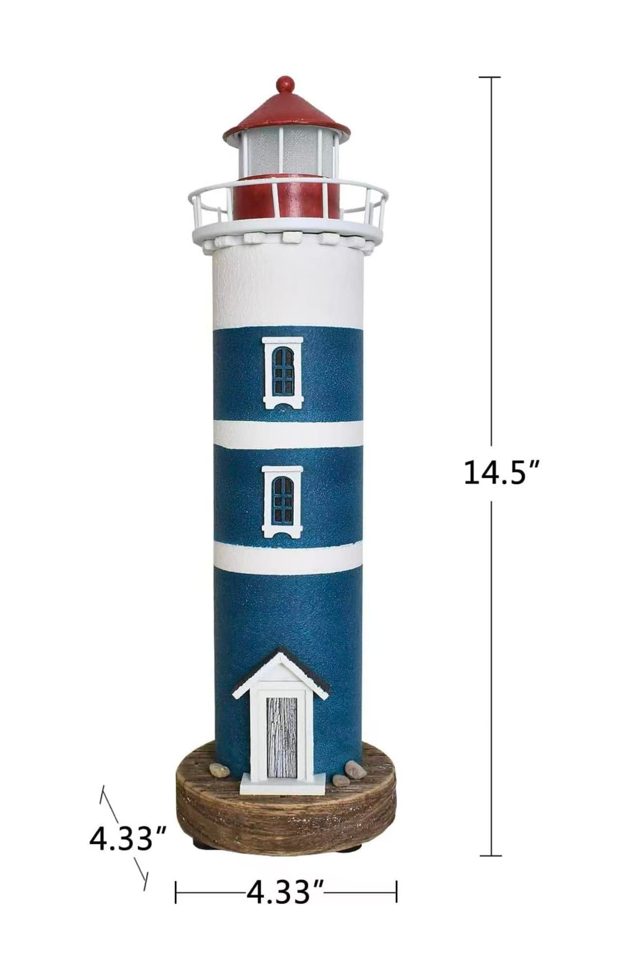 Wood Lighthouse Beach Decorations for Home
