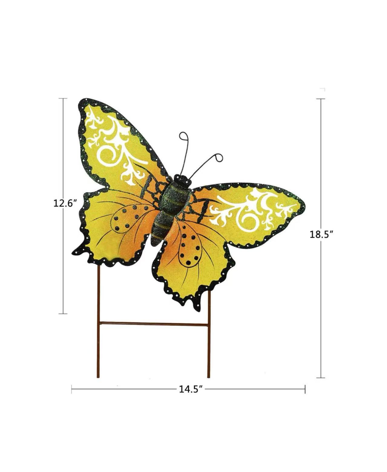 Butterfly Garden Stake Decorative Butterfly Yard Stake