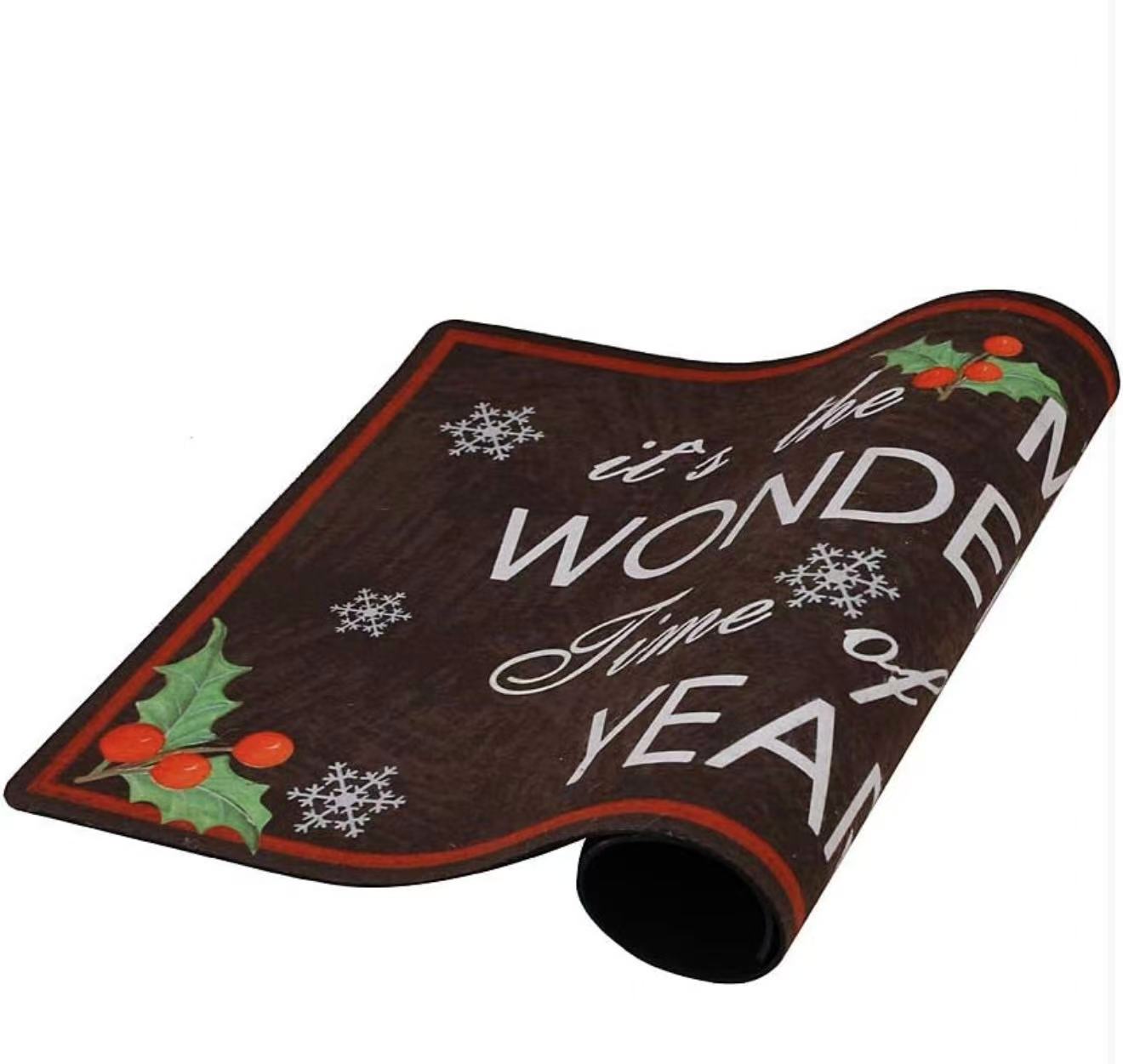 Christmas Doormat – Non-Slip Rubber Entrance Mat for High Traffic Areas