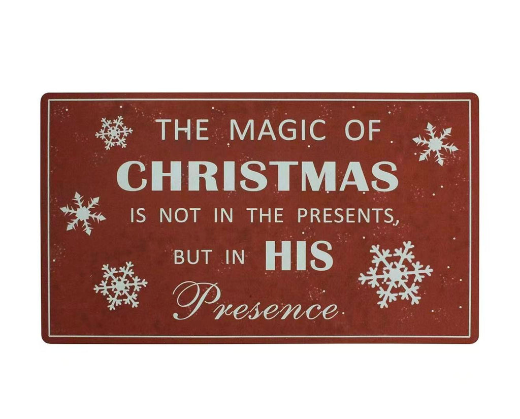 Christmas Doormat – Non-Slip Rubber Entrance Mat for High Traffic Areas
