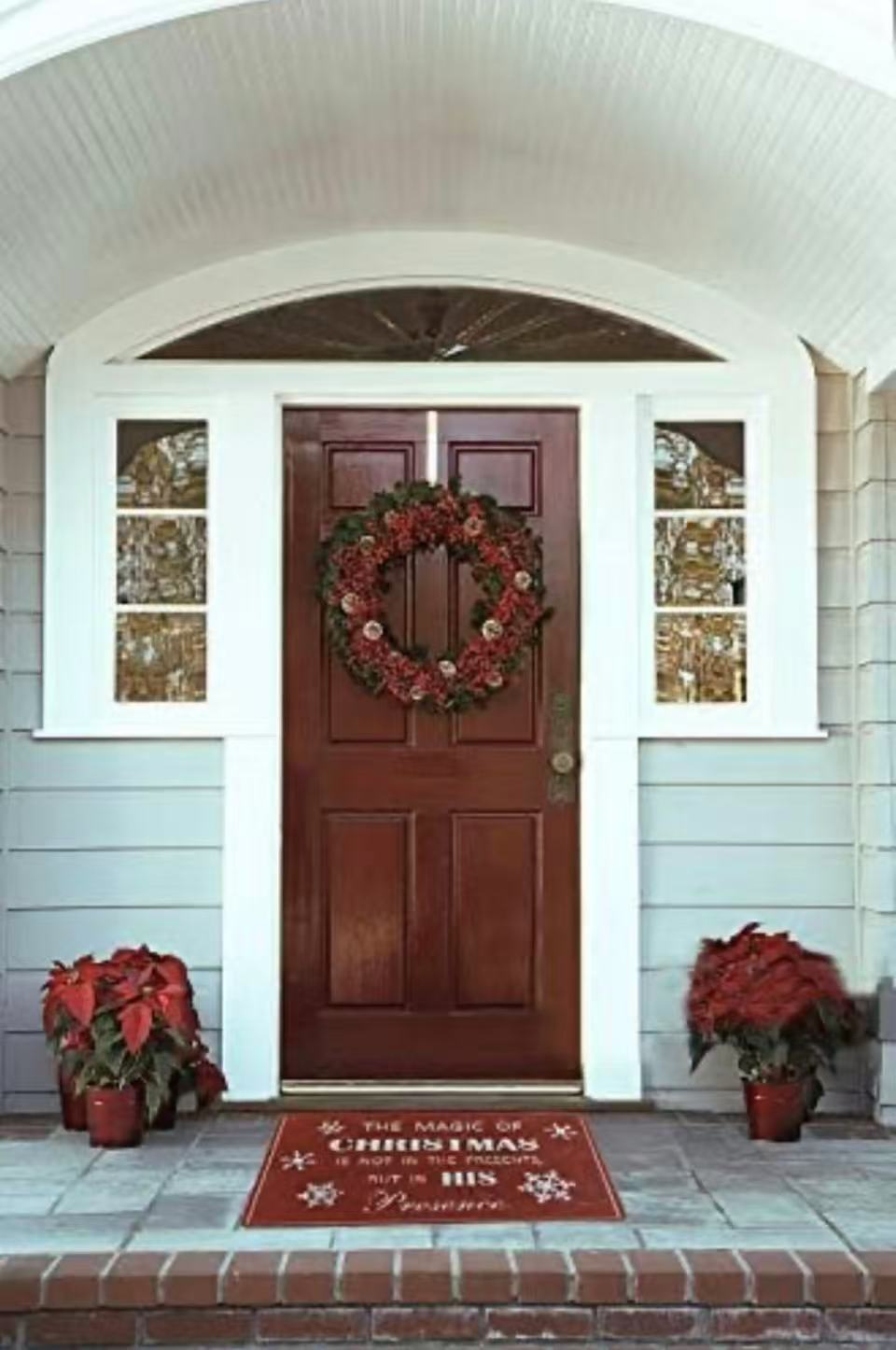 Christmas Doormat – Non-Slip Rubber Entrance Mat for High Traffic Areas