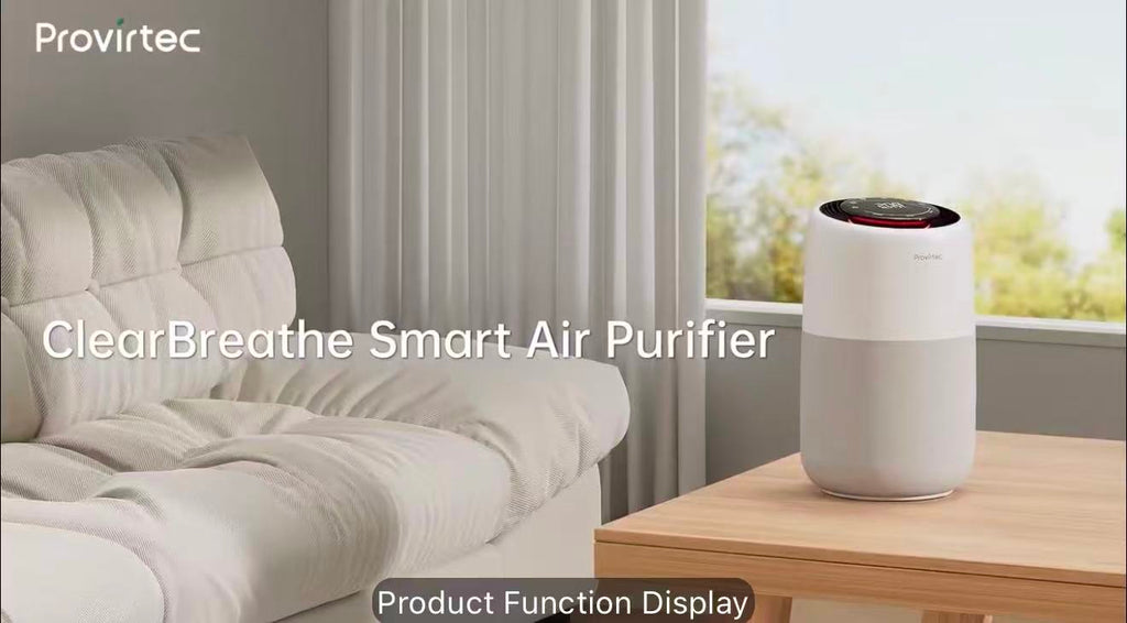 Air Purifier for Home Bedroom –5-Stage True HEPA System, covers up to 916 ft², PM2.5 Real-Time Monitor, Auto Mode, Smart WiFi, Removes Allergies, Dust, Pollen, Pet Dander & Smoke
