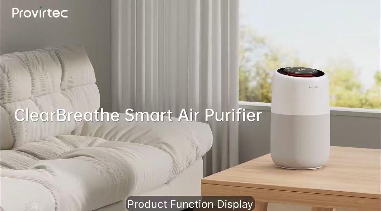Air Purifier for Home Bedroom –5-Stage True HEPA System, covers up to 916 ft², PM2.5 Real-Time Monitor, Auto Mode, Smart WiFi, Removes Allergies, Dust, Pollen, Pet Dander & Smoke